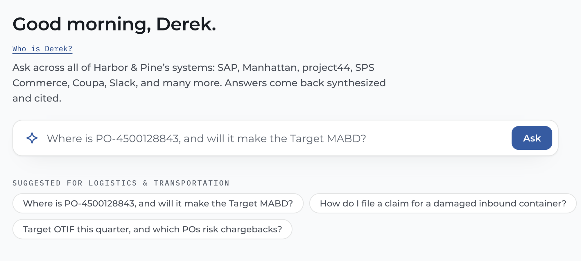 Ask with citations